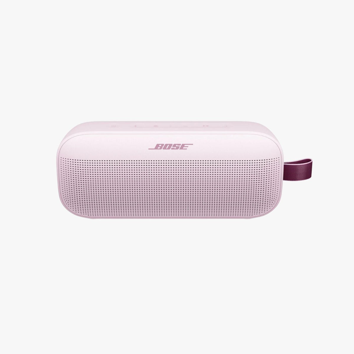 Bose SoundLink Flex 2nd Gen portable Bluetooth speaker in a light pink finish