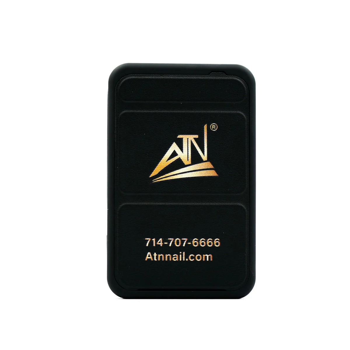 Front of the ATN Power Bank showing the ATN logo