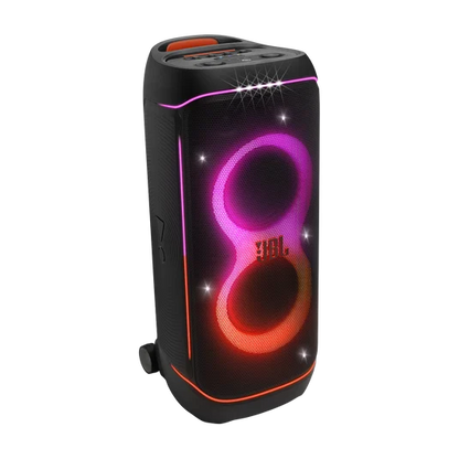 JBL PartyBox 720 party speaker with wheels and beat-synced light show
