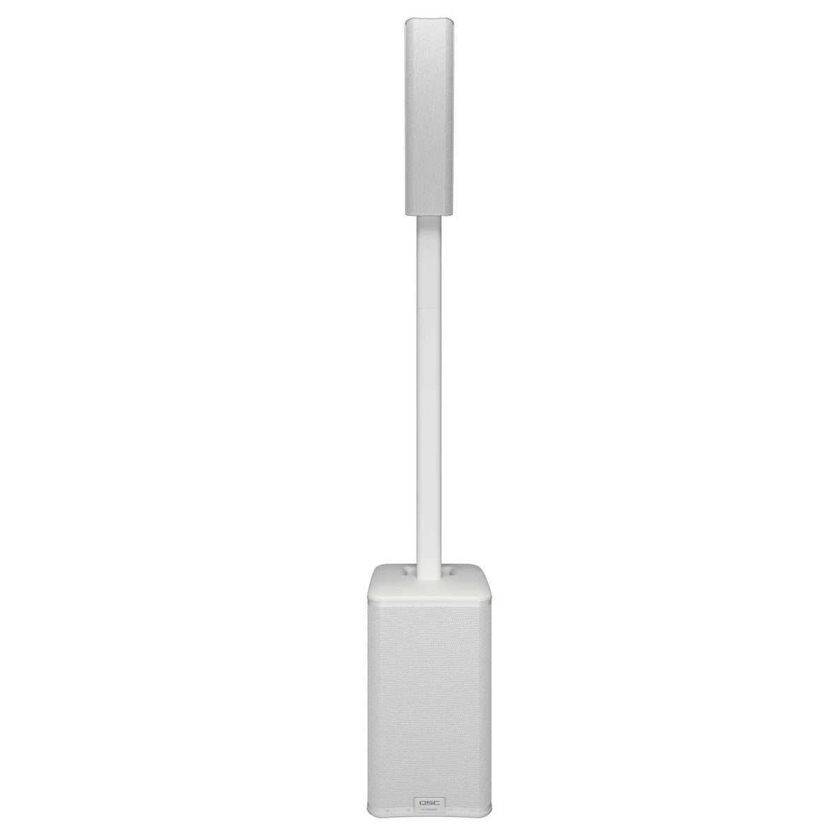 QSC KC12 column PA system in white